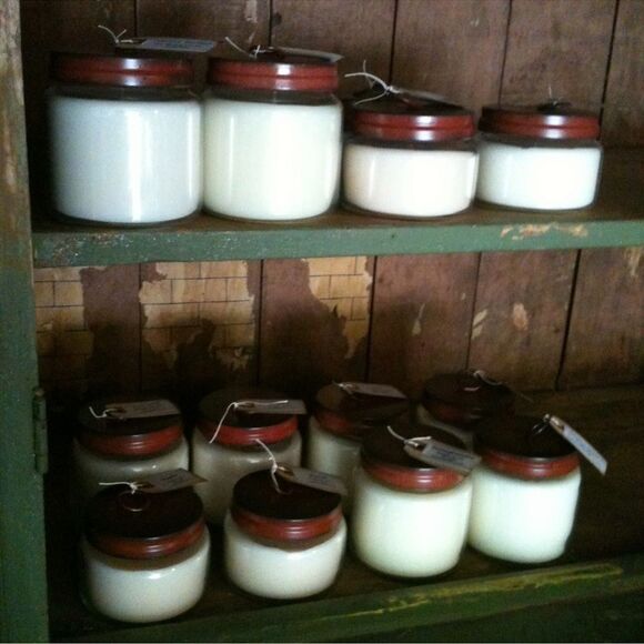 Hand Poured Candle Apothecary Jar Scented Ginseng Tea Soy Based lead free  16 oz - Picture 7 of 10